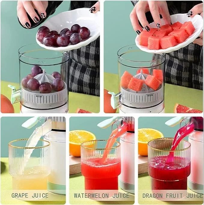USB Rechargeable Citrus Juicer – Portable, Powerful & Mess-Free!